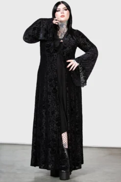 KILLSTAR Woodland Spirit Burnout Velvet Duster [PLUS] -Kill Star Store WOODLANDS SPIRIT DUSTER PLUS W F