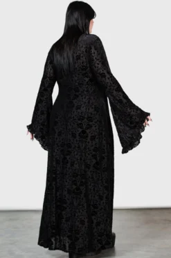 KILLSTAR Woodland Spirit Burnout Velvet Duster [PLUS] -Kill Star Store WOODLANDS SPIRIT DUSTER PLUS W G