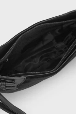 Killstar Wallace Embroidered Suede Crossbody Bag -Kill Star Store Wallace Bag D