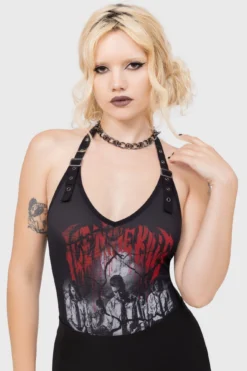 Killstar x Ice Nine Kills Welcome To Horrorwood Bodysuit