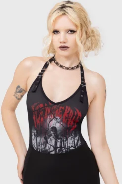 Killstar x Ice Nine Kills Welcome To Horrorwood Bodysuit -Kill Star Store Welcome To Horrorwood Bodysuit D