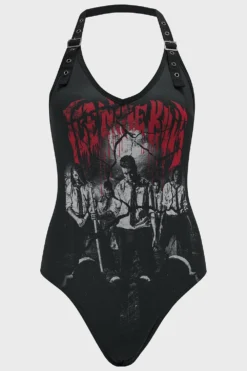 Killstar x Ice Nine Kills Welcome To Horrorwood Bodysuit -Kill Star Store WelcomeToHorrorwoodBodysuit Black 1