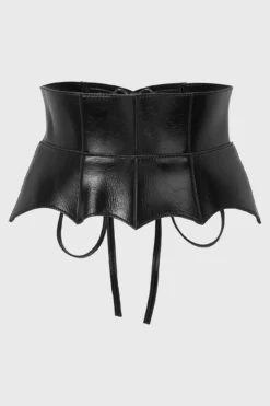 Killstar Wetland Bat Peplum Corset Belt -Kill Star Store Wetland Bat Peplum Corset
