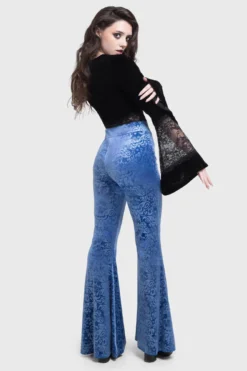 KILLSTAR x Corpse Bride Whimsy Flutter Flares - Velvet Bell Bottoms -Kill Star Store WhimsyFlutterFlares 3