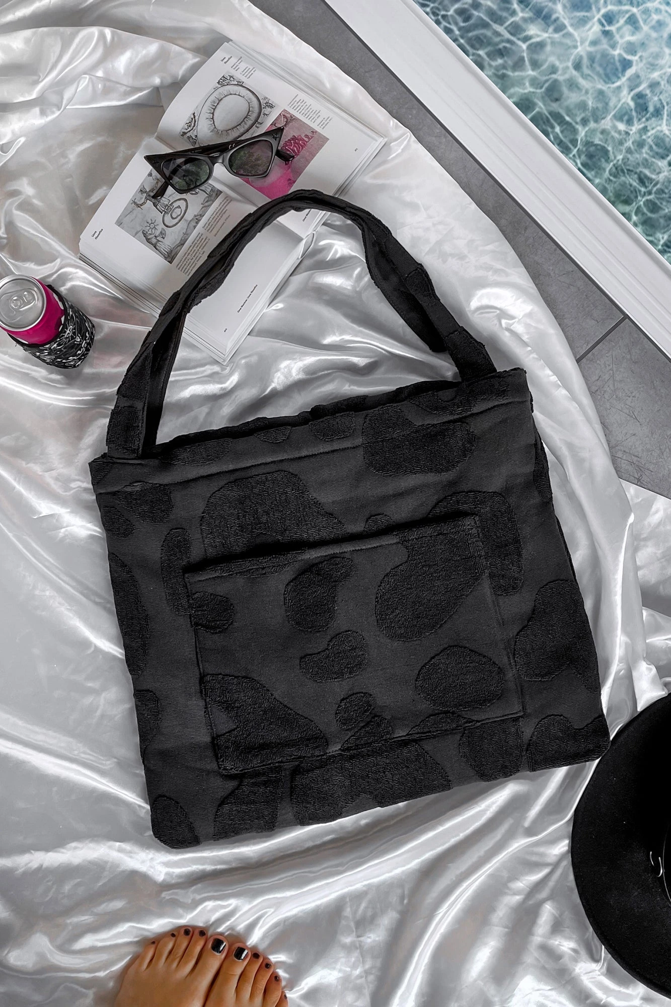 KILLSTAR Xtreme Beach Towel Bag - Foldable Leopard Print Statement Piece 1 KILLSTAR Xtreme Beach Towel Bag - Foldable Leopard Print Statement Piece