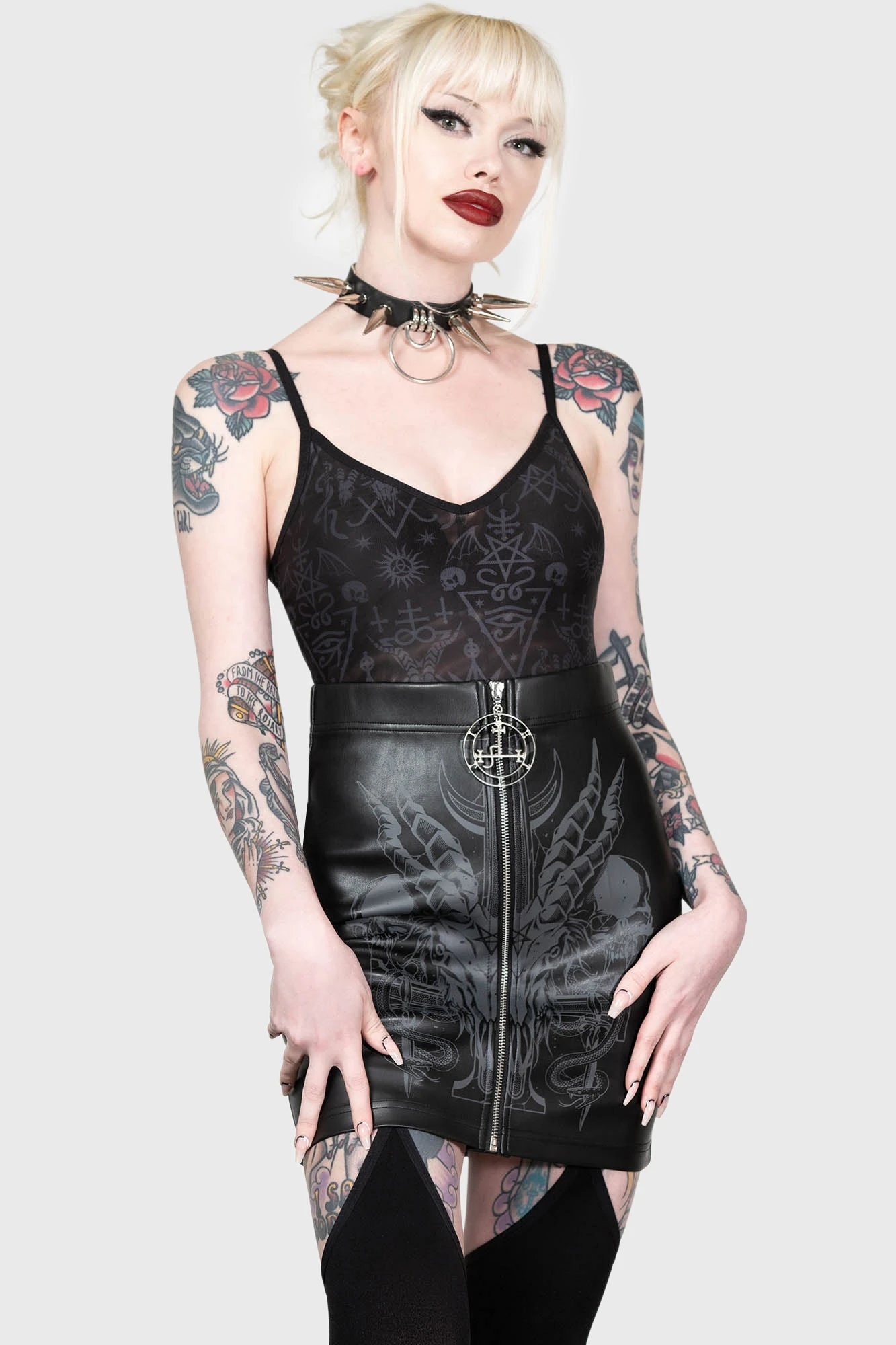 KILLSTAR Your High-Priestess Mesh Bodysuit 2 KILLSTAR Your High-Priestess Mesh Bodysuit - Image 2