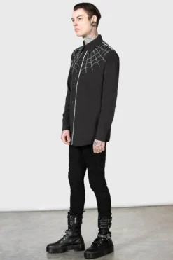 Killstar x Twin Temple Zachary Shirt -Kill Star Store ZACHARY SHIRT MENS D