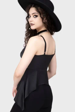 KILLSTAR Zaria Lace Cold Shoulder Top -Kill Star Store ZARIATOP E