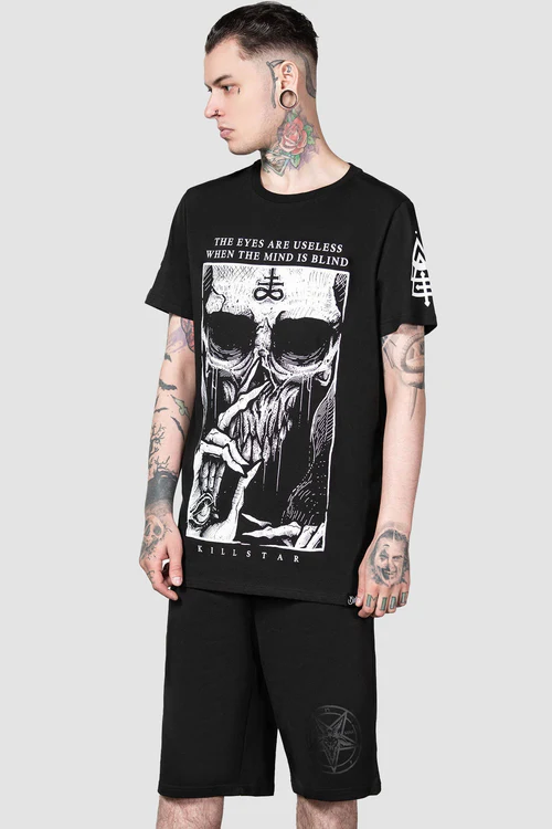 Kill Star Store -Kill Star Store BLIND MIND T SHIRT MENS