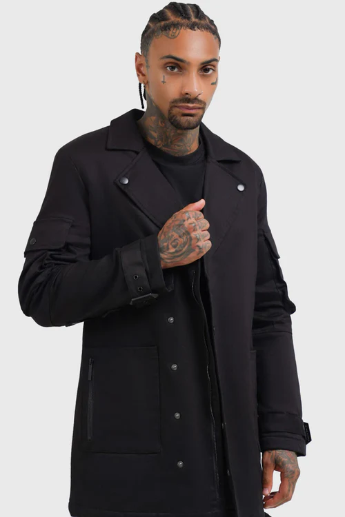 Kill Star Store -Kill Star Store LUCID TRAVELS TRENCH COAT W