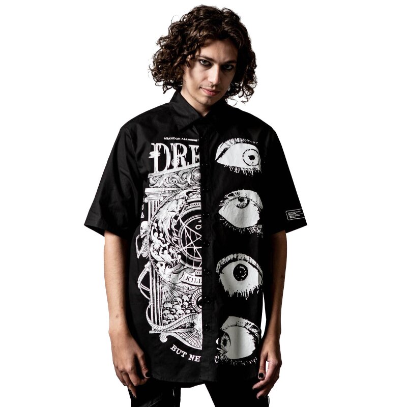 Kill Star Store -Kill Star Store killstar gothic hemd insomnia